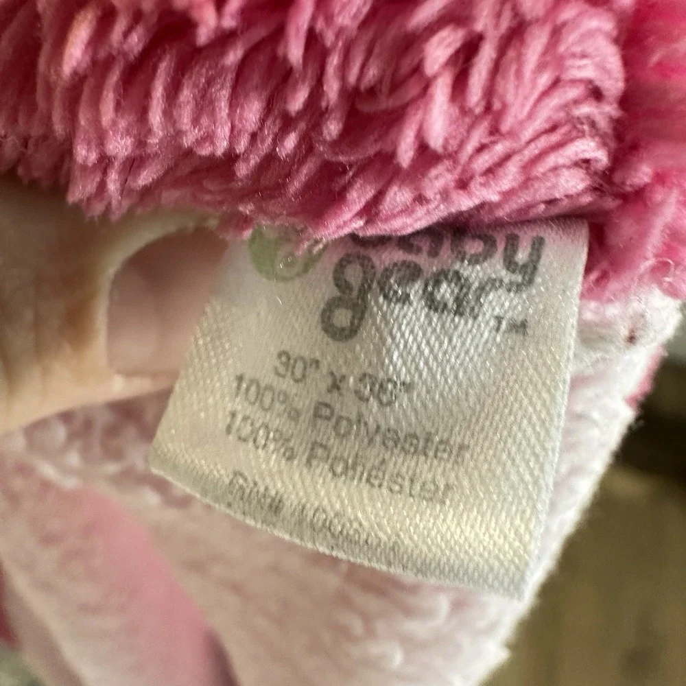 Baby Gear Pink Owl Plush‎ Fleece Girl Baby Security Blanket Lovey Aqua Blue Pink